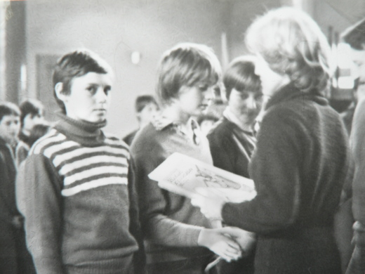 Radek Mazura - první místo OP Kostelec 1978